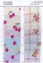 Printed Shirting チェリー&ベアー