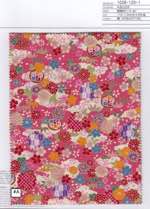 和柄ドビーゴールド　ミニ千代紙