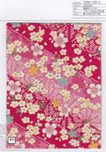 和柄ドビーゴールド　桜バイヤス