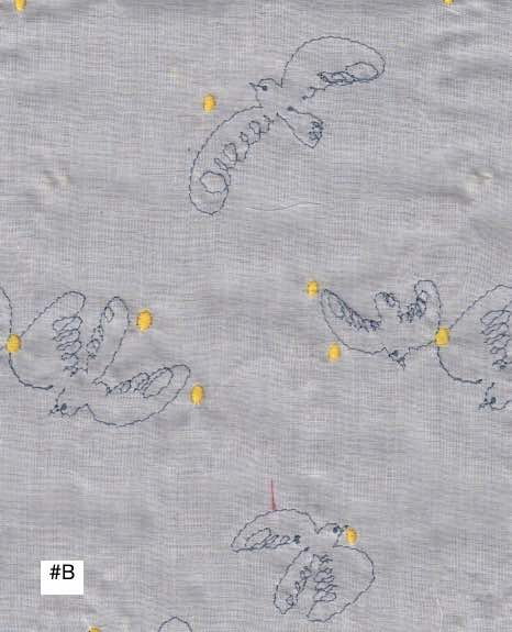 ho1026-647-1 60ローン刺繍 トリ | 【 生地問屋YAMATOMI 】大阪船場の