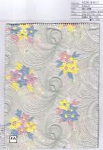 綿ローン刺繍　ZEN FLOWER(F13107)