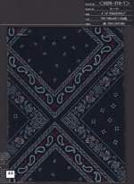 バンダナクロスオフクリップ　多色バンダナ柄