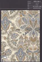 ブロード　アラベスク柄