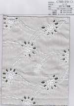 50ブロード刺繍　花