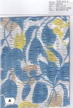 60ローンリップル　リーフ柄