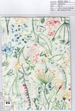 Wガーゼ　線描き花