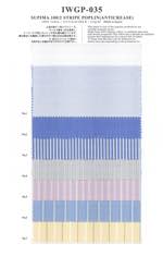 SUPIMA 100/2 STRIPE POPLIN(ANTICREASE)