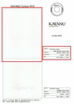 KAYANU Cotton High Density Chino Cloth