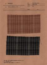 先染め60/2綿/麻ななこ織チェック