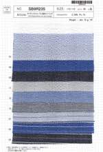 オーガニックコットン/PU 先染めシャーリング