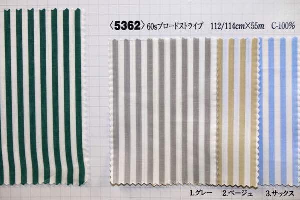 sz5362 60Sブロード ストライプ | 【 生地問屋YAMATOMI 】大阪船場