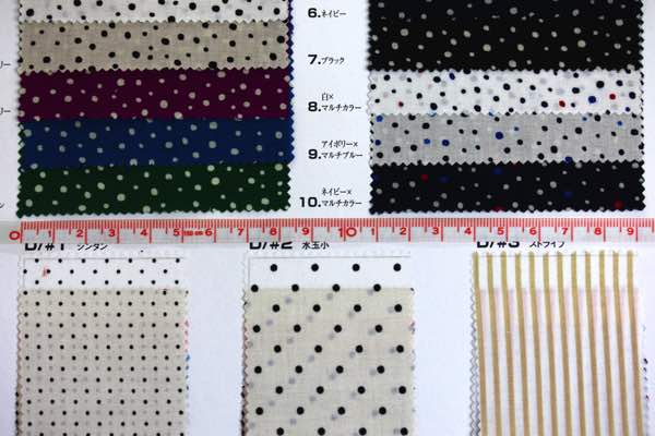 sz88191 60Sローン 水玉・ストライプ | 【 生地問屋YAMATOMI 】大阪