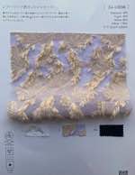 シアーリーフ柄カットジャカード