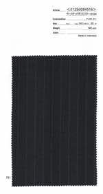ウーステッドポリエスター stripe