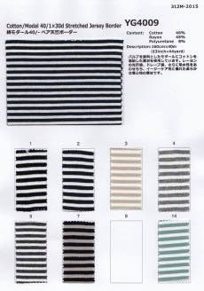 綿ﾓﾀﾞｰﾙ40/-×30ｄﾍﾞｱ天竺ﾎﾞｰﾀﾞｰ